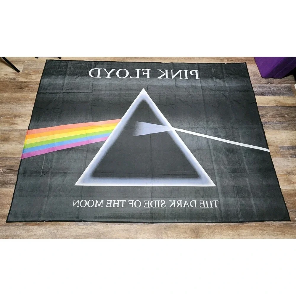 Pink Floyd Dark Side Of The Moon Wall Tapestry Banner Flag Vintage‎ 7 Ft By 5 Ft